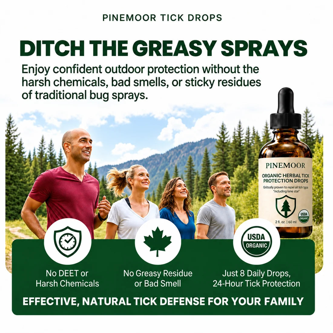 Pinemoor® Mosquito & Tick Defense Drops